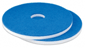 Melamine pad wit/blauw  16
